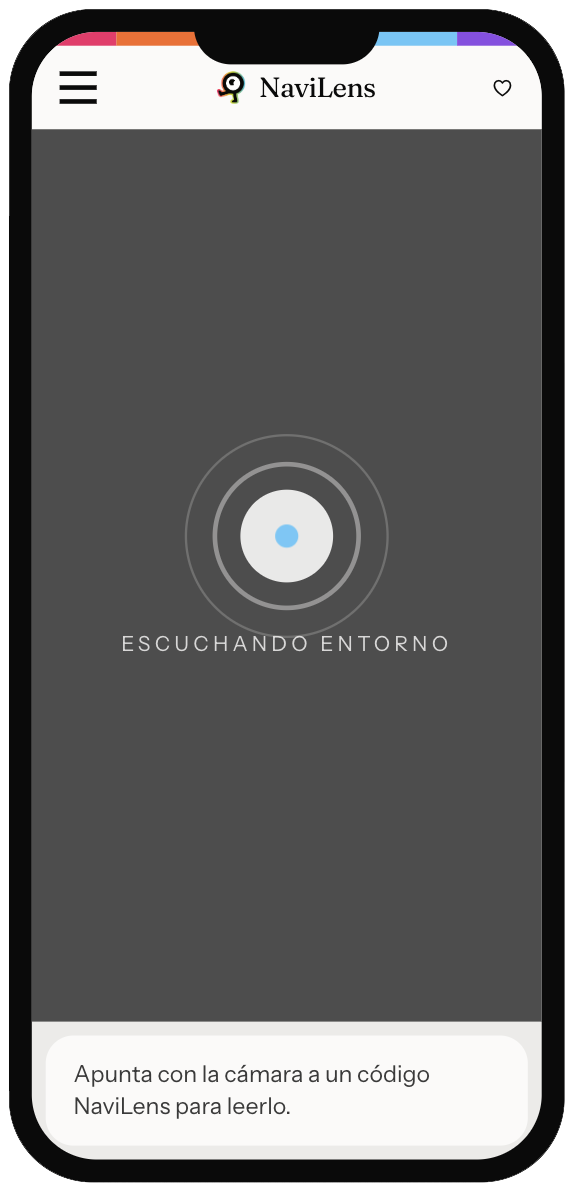 NaviLens, diseñada para la orientación de personas con discapacidad visual